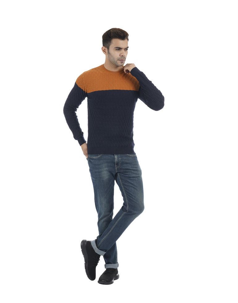 Porto Bello Men's Casual Winter Wear Pullover